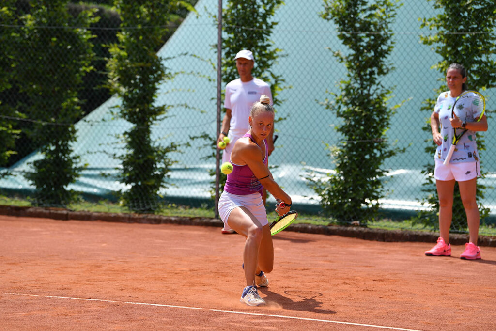 Training melania Delai Alessandro Bertoldero e guest Roberta Vinci