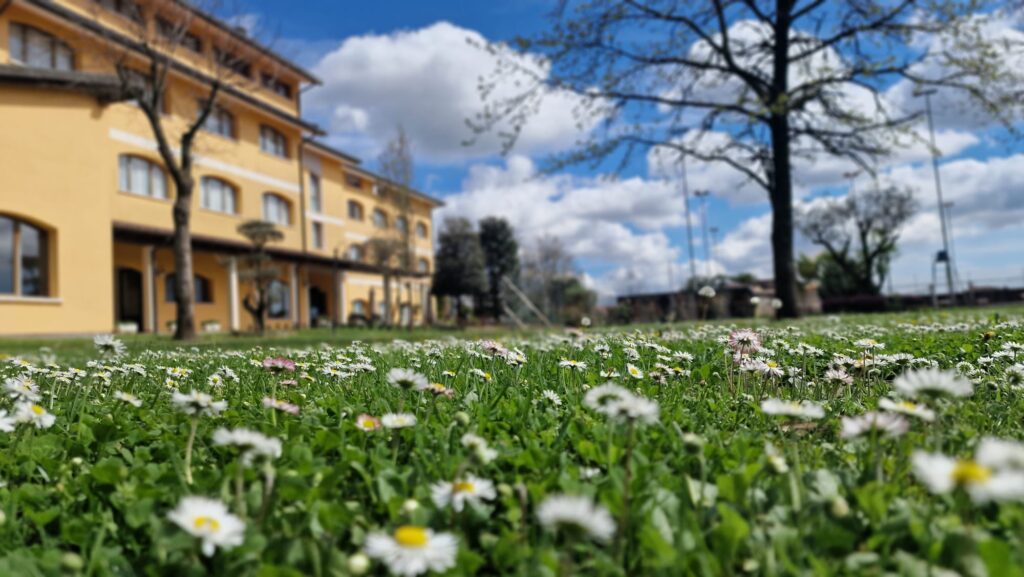 Hotel with huge park in Meolo